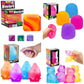 teardrop bear squishy cube fidget toy