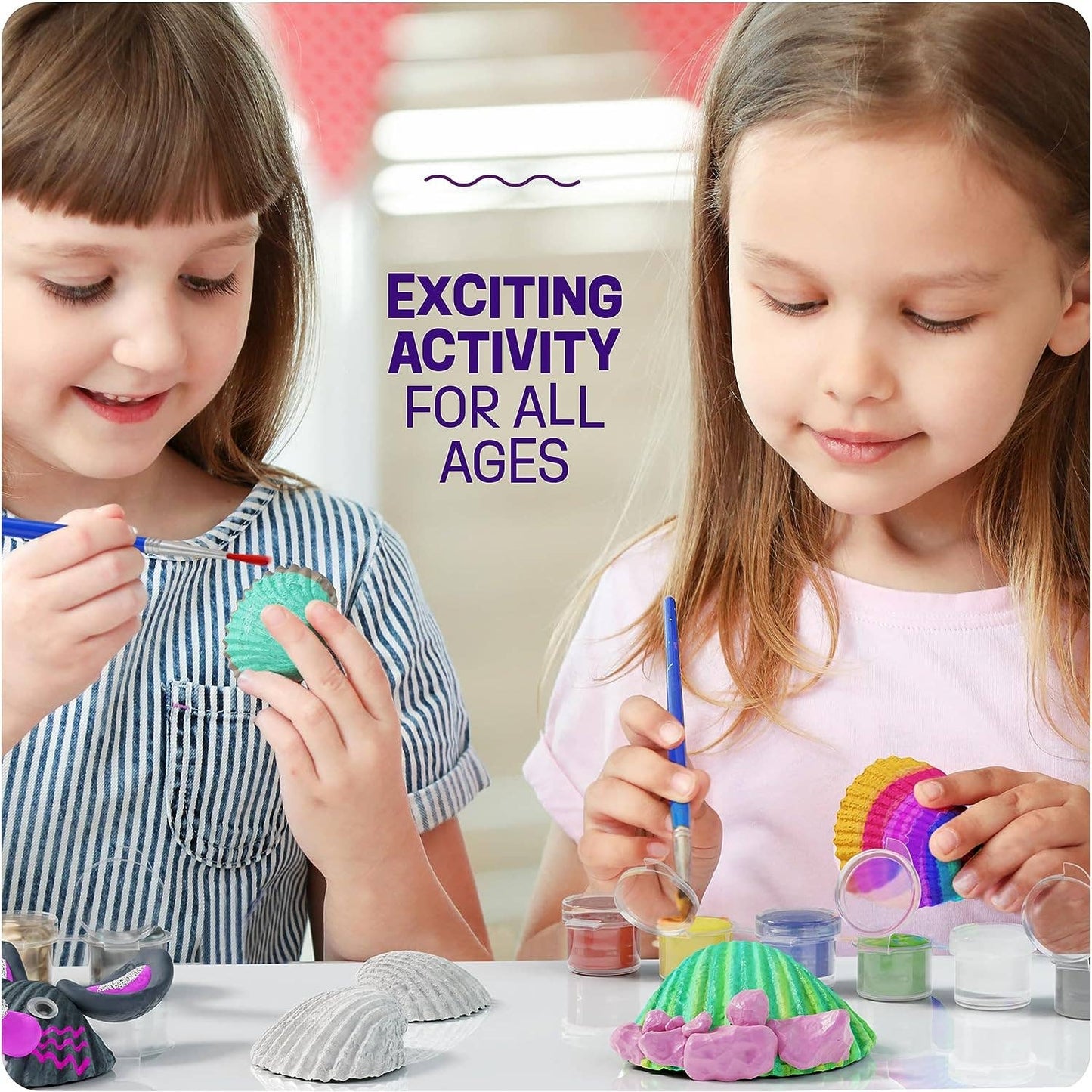 "Shore Things" 🐚 Seashell Painting Kit by Dan&Darci