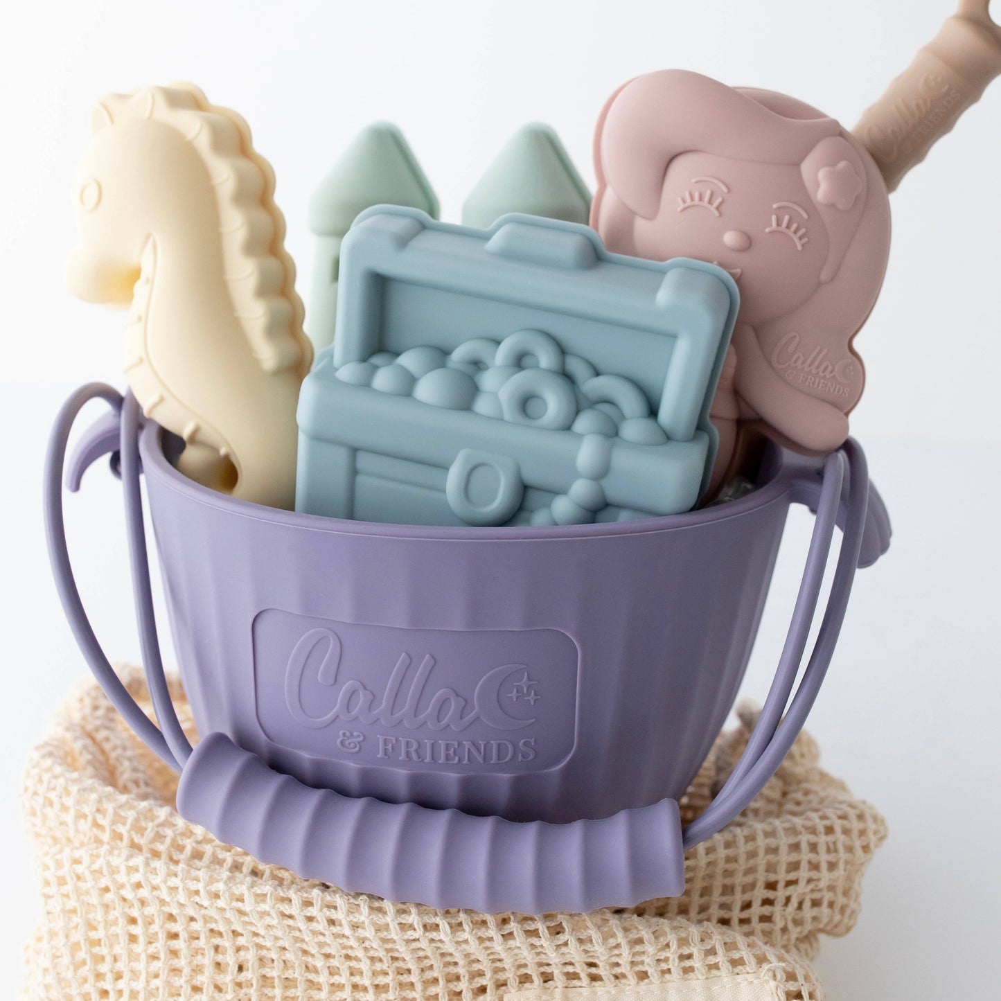 "Mermaid's Cove" 🧜🏻‍♀️ Silicone Beach Toy Set by Calla & Friends