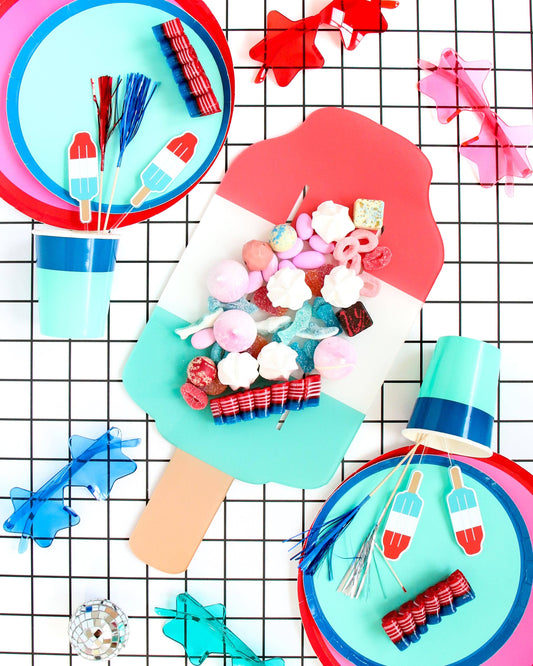 "Bomb-Pop Spread" 🇺🇸 Bomb Pop Acrylic Charcuterie & Dessert Board by Kailo Chic
