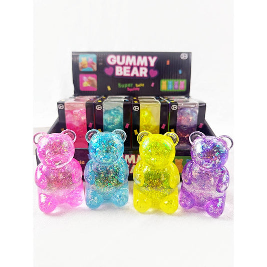 “Bear Market” 🐻 Glitter Gummy Bear Squishies (12-Pack) by Love and Repeat