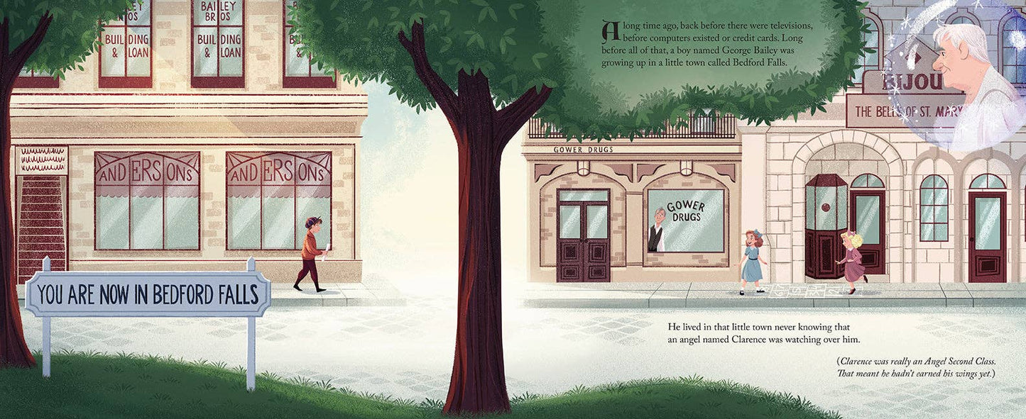 “It's a Wonderful Life” 🔔 The Illustrated Holiday Classic Gift Set [Book+Bell Ornament]