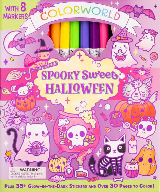 “Spooky Sweet Halloween” 🎃 ColorWorld: Spooky Sweet Halloween by: Kit - Paperback; 64 pages / English