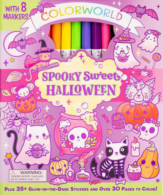 “Spooky Sweet Halloween” 🎃 ColorWorld: Spooky Sweet Halloween by: Kit - Paperback; 64 pages / English