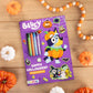 Bluey Halloween coloring and sticker book