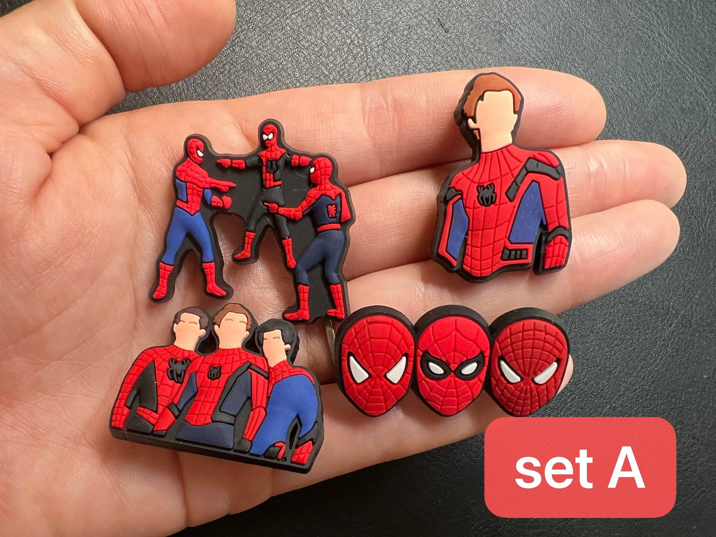 "Web Slinger" 🕷️ Spider-Man Croc Charm Set (22-Pack) by JuliesDecal