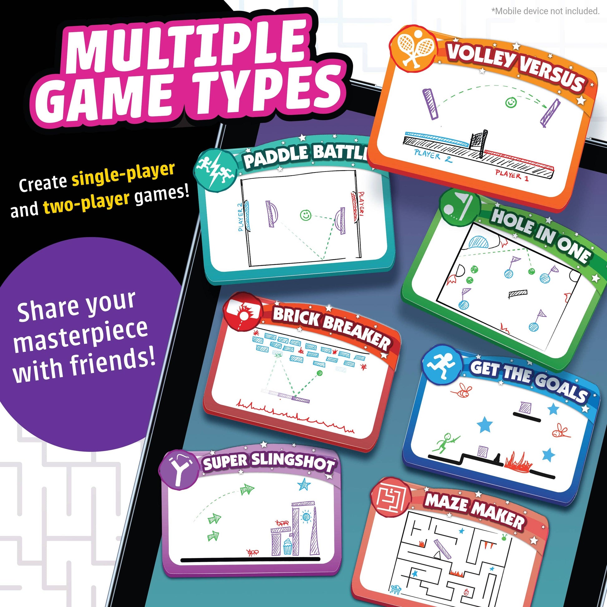108-page game design book with sample games