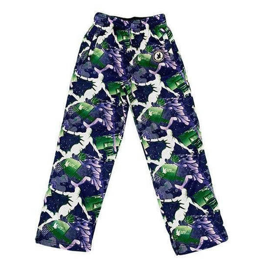 "Slam Dunk Sunday" 🏀 Kids Basketball Lounge Pants by Flow Society