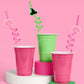 Emerald City Straws - 12 reusable straws, kids party, witch drink decor