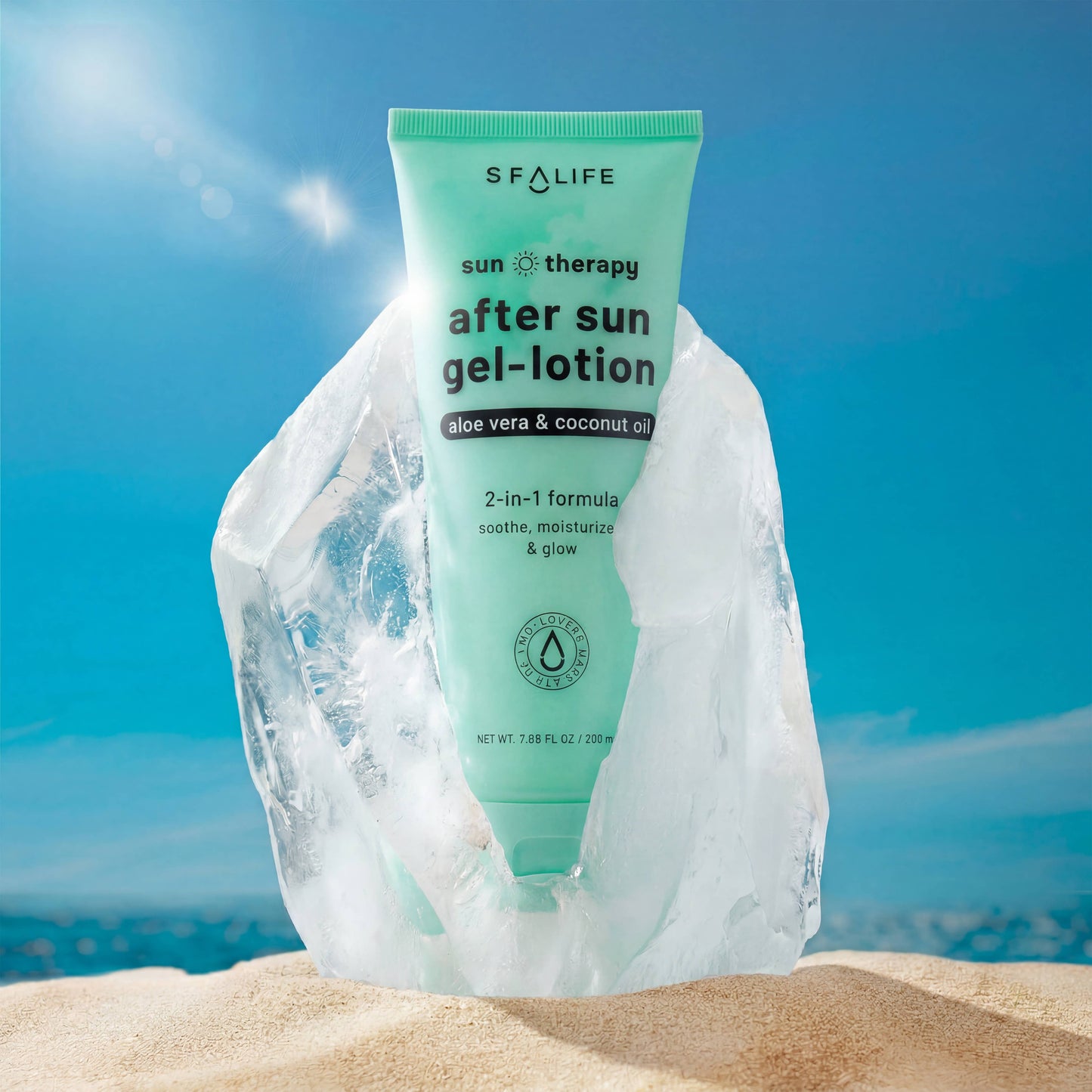 "After the Pool Party" 🌴 2-in-1 Aloe + Coconut After-Sun Gel-Lotion by My Spa Life