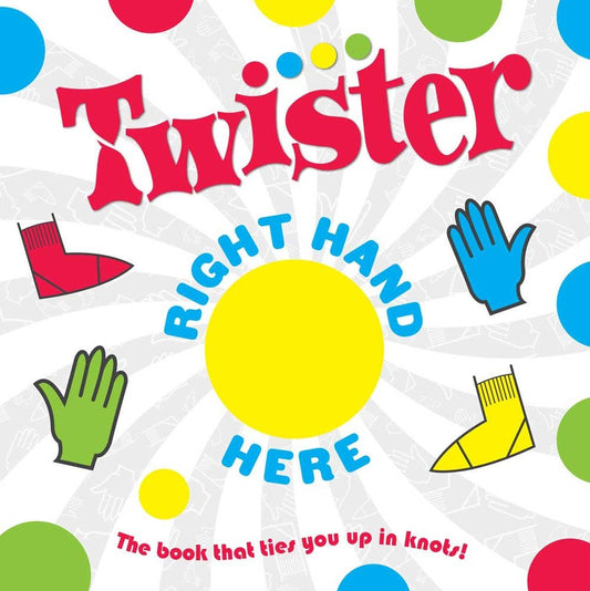 Twister: Right Hand Here board book front cover