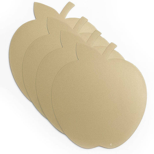“Base Layer” 🍎 Faux Leather Apple Charger Plates by Waterdale Collection