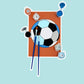 "Goal Getter" ⚽ Soccer Paint by Number Kit by Colorful Creators