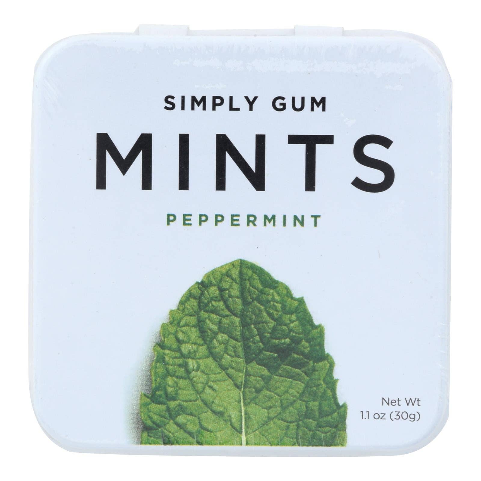 Peppermint mints in a 6-tin pack for breath freshening