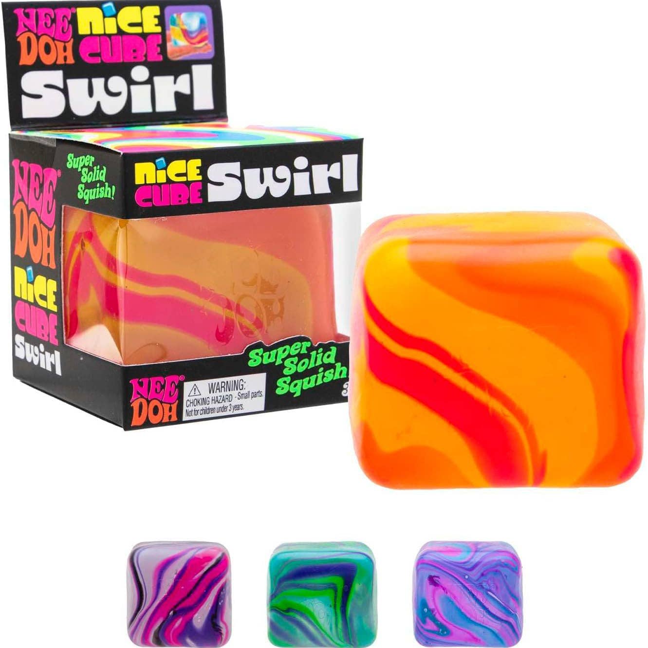 sensory cube bear toy close up