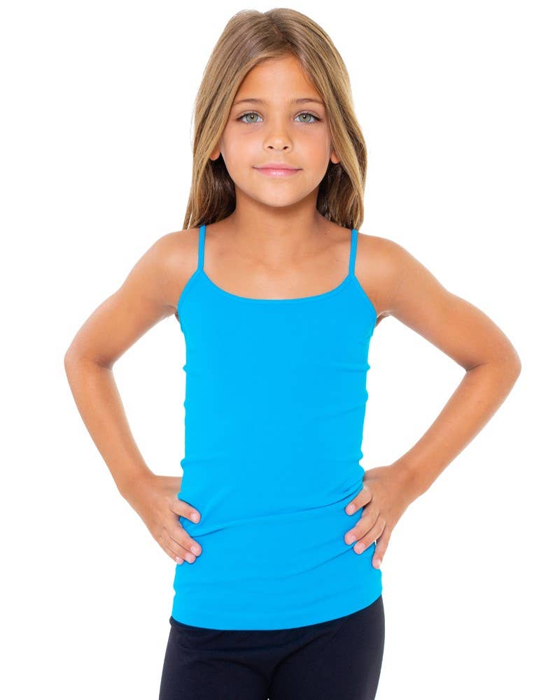 "Layer Up, Cutie" 💚 Girls Full Camisole Dark Emerald by Malibu Sugar