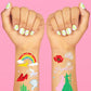 “Emerald City” 💚🩷 Wicked Witch Tats - 52 temporary tattoos kids