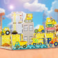 Magnetic city builder with vehicles and tiles