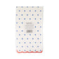 Scalloped edge blue star napkins – 24 pack, perfect for Labor Day and Independence Day celebrations.