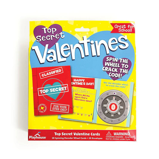 Top secret decoder Valentine cards for kids classroom