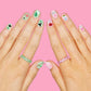 Emerald City Nail Stickers - 604 adhesive nail stickers, witch, wizard manicure