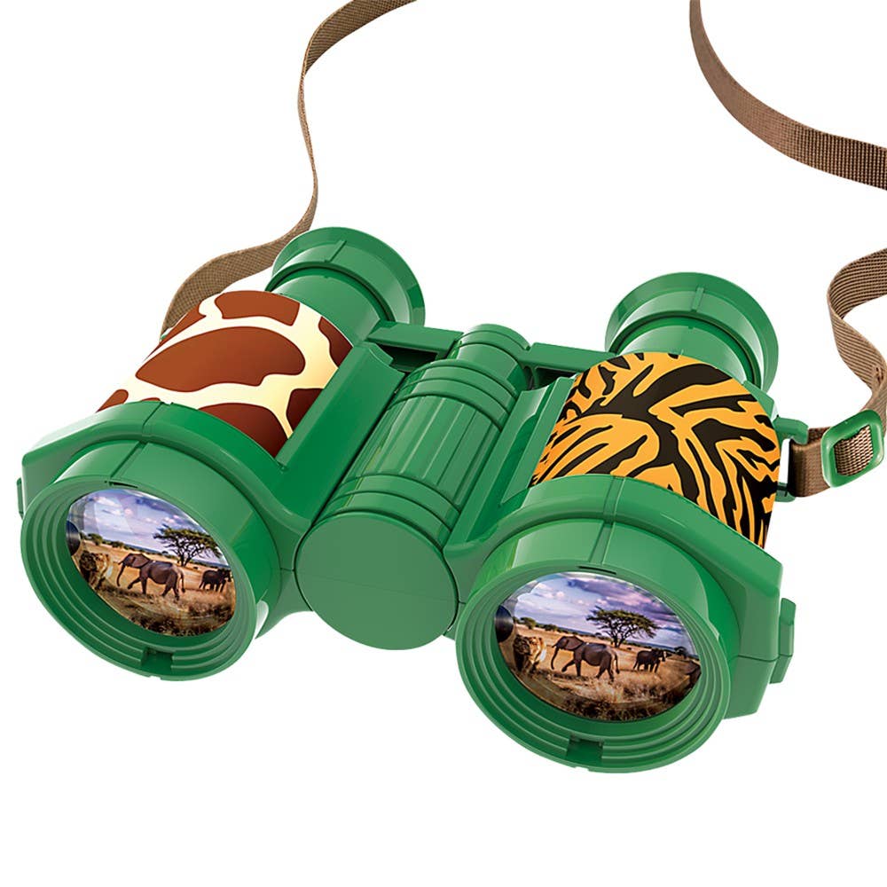 Kids adjustable-focus binoculars for nature exploration