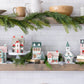 Light-up holiday paper house décor