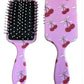 "Cherry on Top" 🍒 Cherry Bow Hair Brush by Lil Darlings Inc