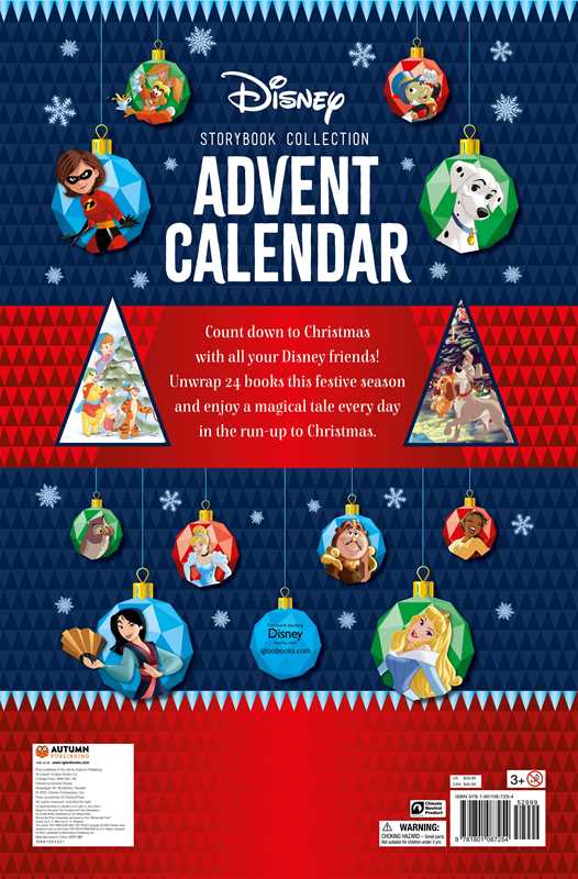 Holiday reading set with Disney and Pixar characters