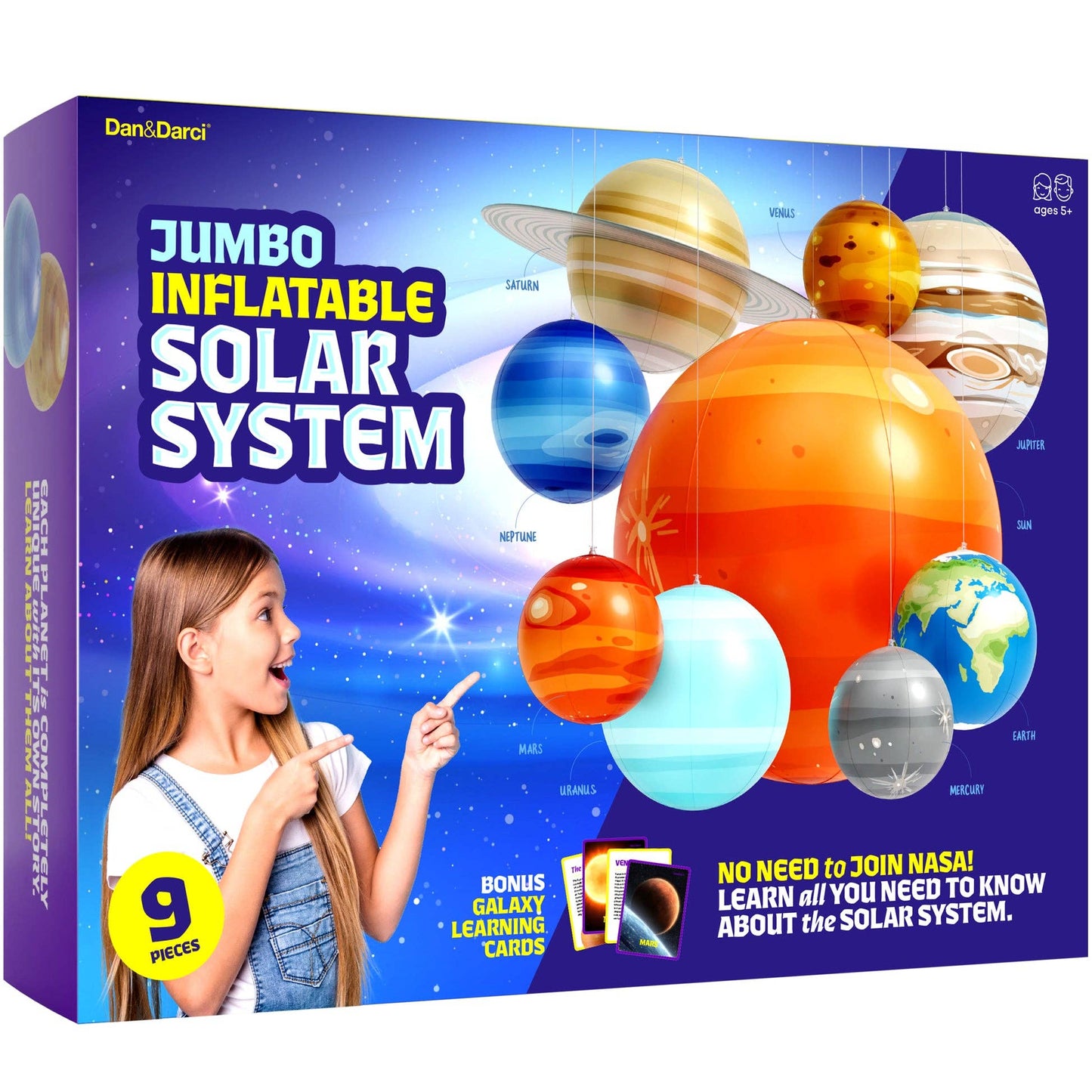 "Out of This World" 🪐 Inflatable Solar System Planet Set by Dan&Darci