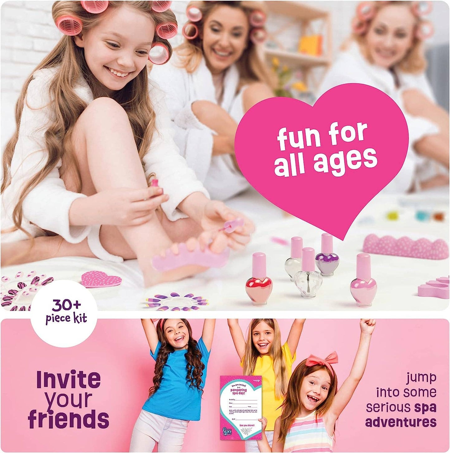 "Spa Day, Same Energy" 💅 Kids' Mani-Pedi Spa Gift Set by Dan&Darci