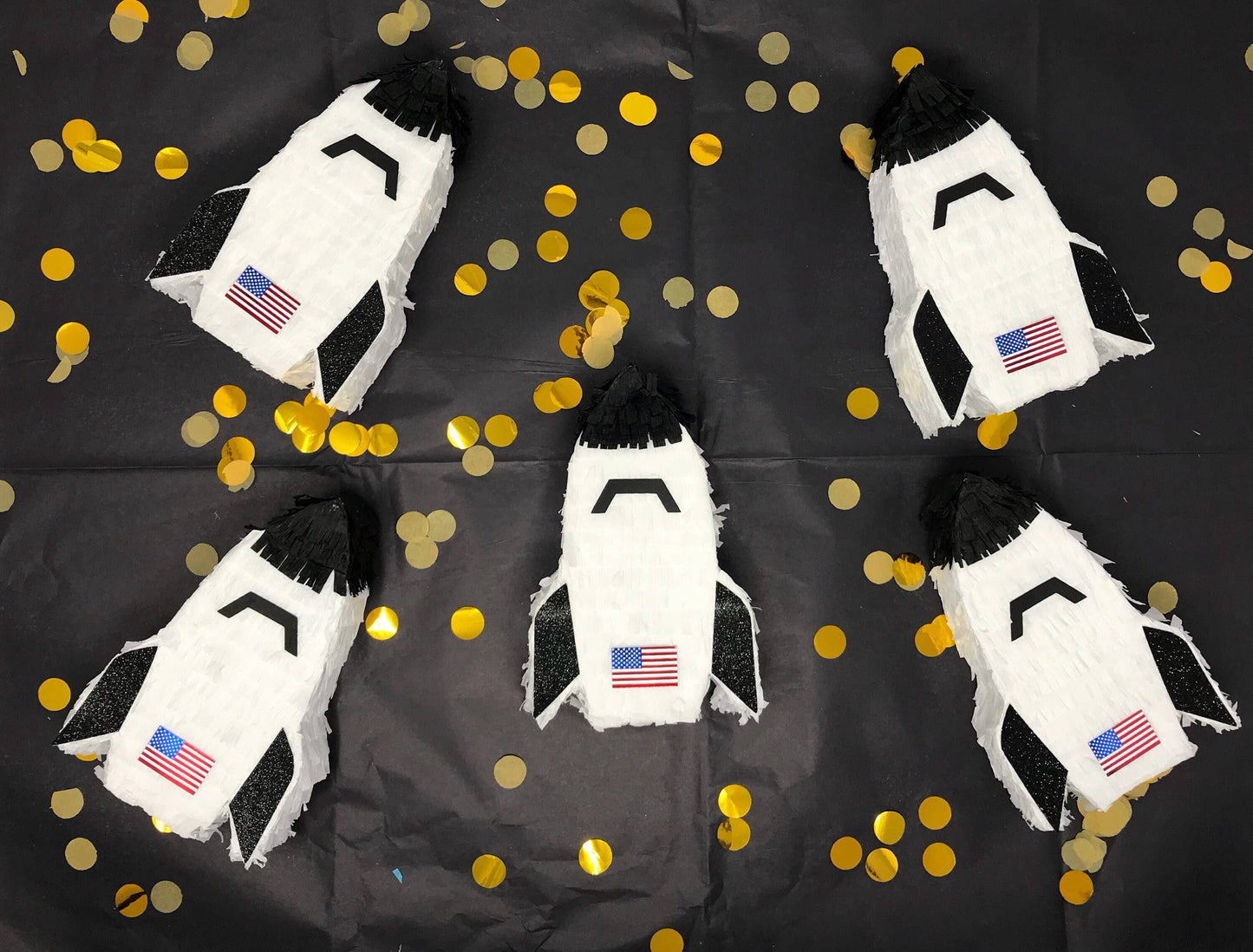 “Out of this World” 🌎 Space-Themed Mini Piñatas: Planets, Star, Shuttle