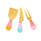 "Spread the Love" 🧀 Ombré Charcuterie Knife Trio by Kailo Chic