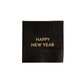 Happy New Year cocktail napkins, eco-friendly, 3-ply, FSC certified, premium soy ink, 20 pack