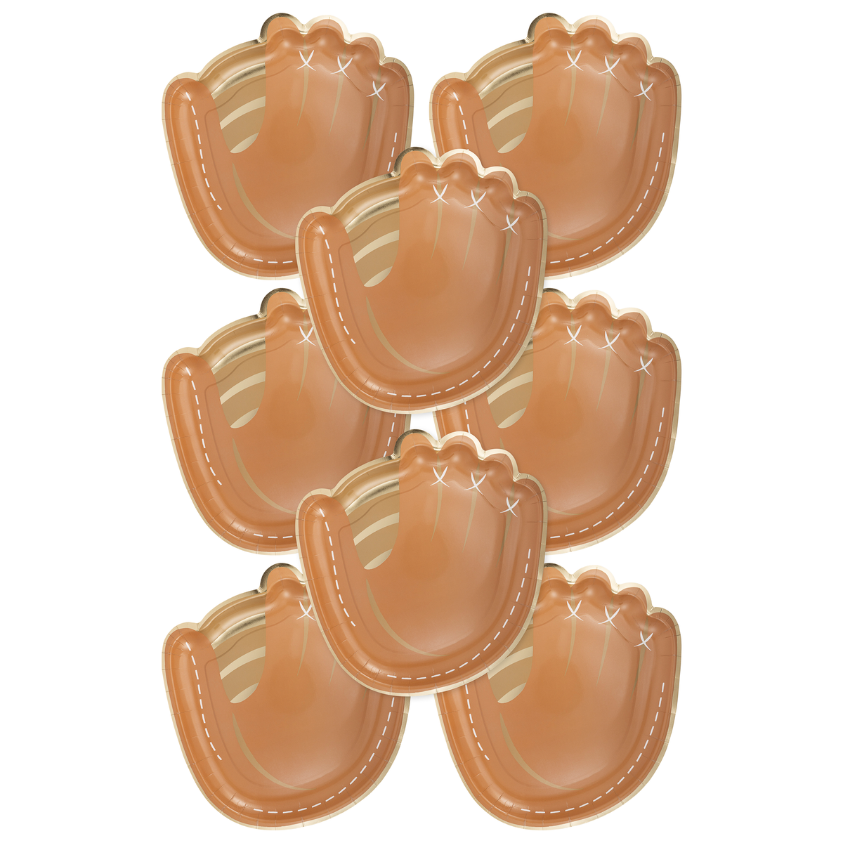 “Caught It” ⚾ Baseball Mitt Shaped Paper Plates by My Mind’s Eye