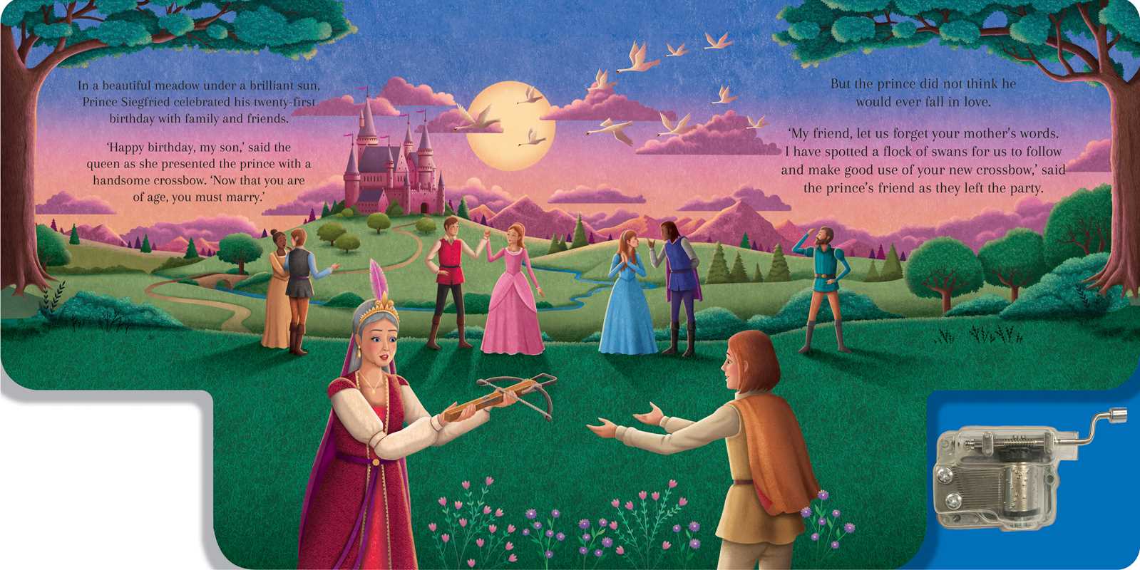 Interactive Swan Lake board book for kids