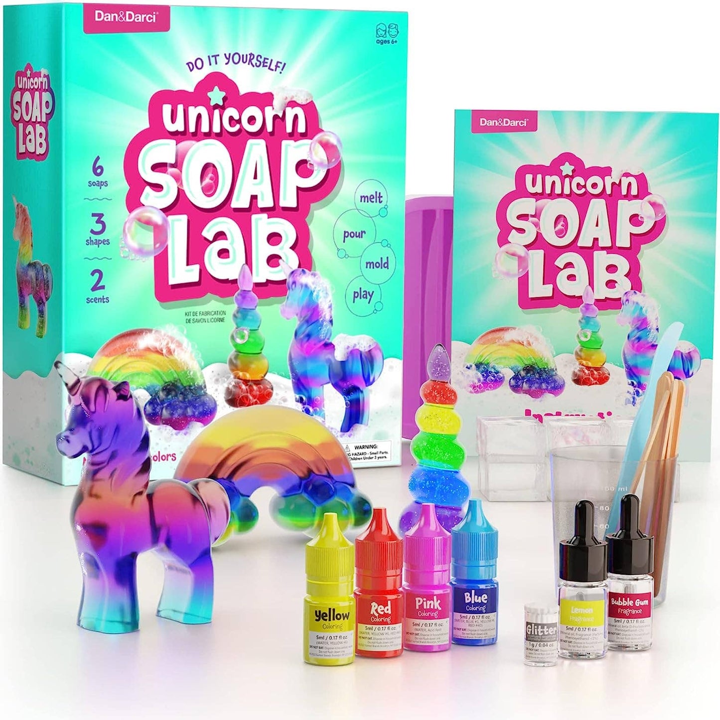 "Lather Up" 🧼 Unicorn Soap Making Kit by Dan&Darci