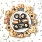 Marzipan Passover treats – 20-piece gift box with star of David truffles, cookies, and more.