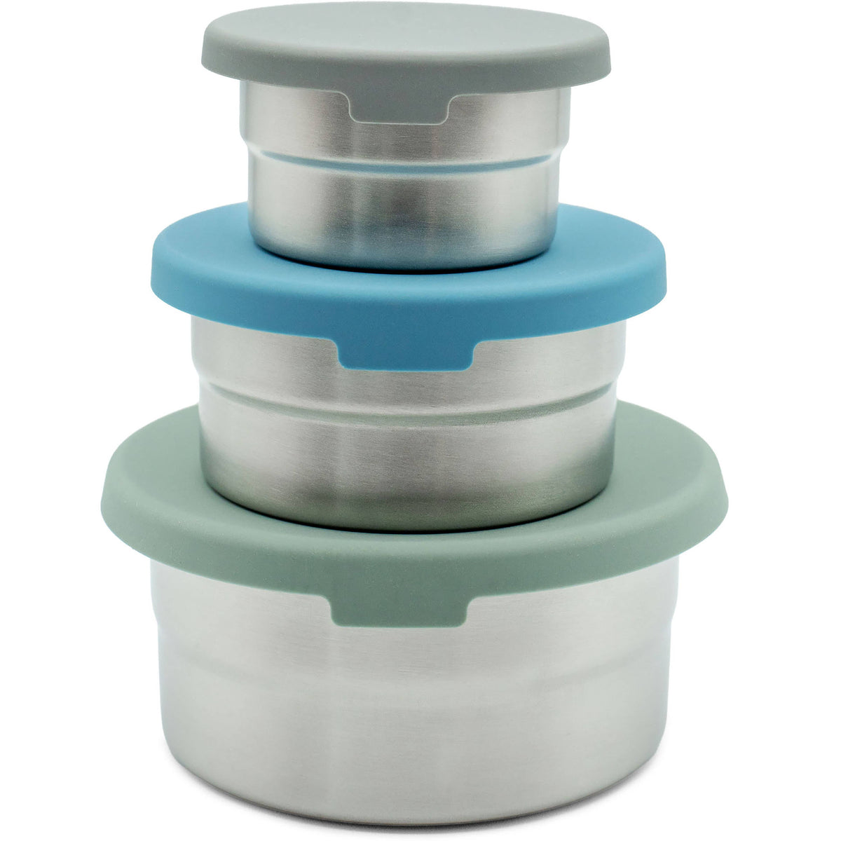 "Nest Egg" 🥣 Stainless Steel Nesting Food Storage Containers (Set of 3) by WeeSprout