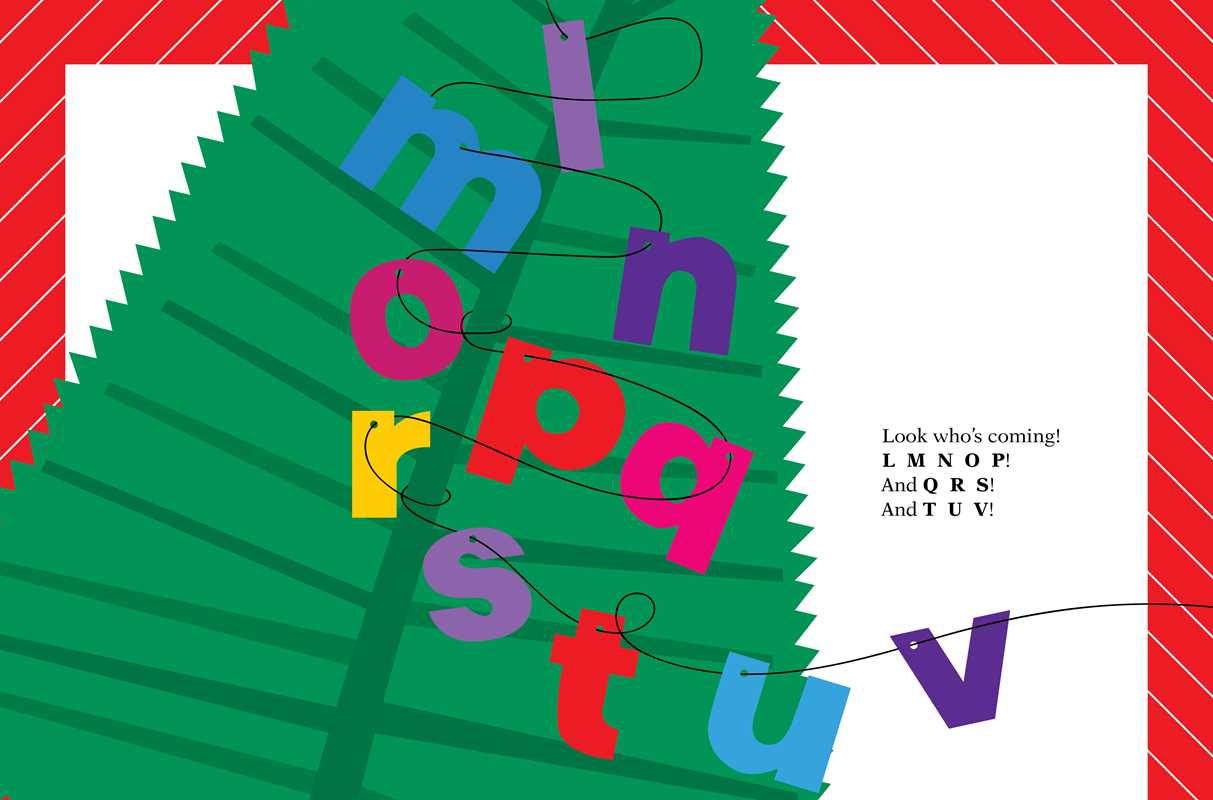 Preschool Christmas alphabet rhyme