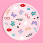 Matte print paper plates for Swiftie parties