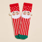 “Sock Exchange” 🎄 Santa & Reindeer Christmas Gift Socks (4-Pair Set) by CGO
