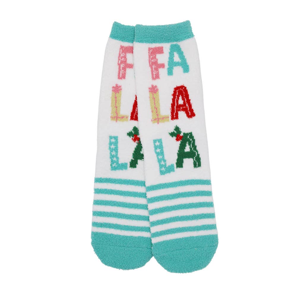 “Cold Feet” 🧦 Fuzzy Holiday Message Socks (12-Pack) by CGO