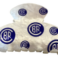 Custom acrylic camp hair clip – logo design available for most camps
