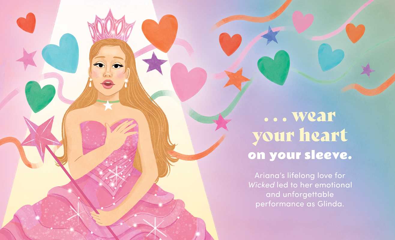 Tween motivational book about Ariana Grande