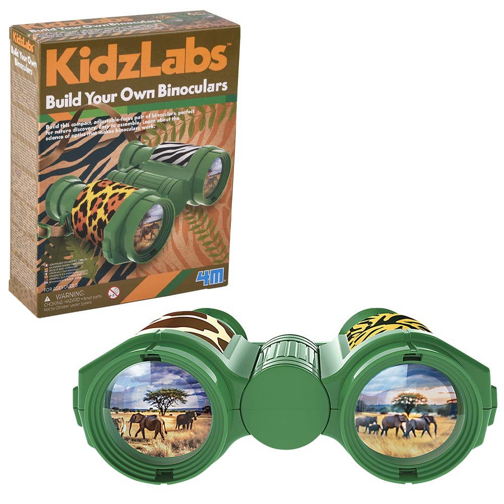 Buildable binoculars kit for kids STEM learning