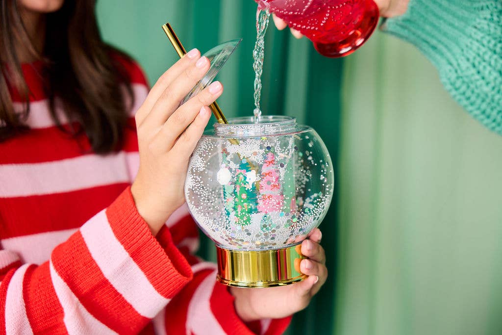 “Snow Sip Show” ❄️ Snow Globe Holiday Tumbler