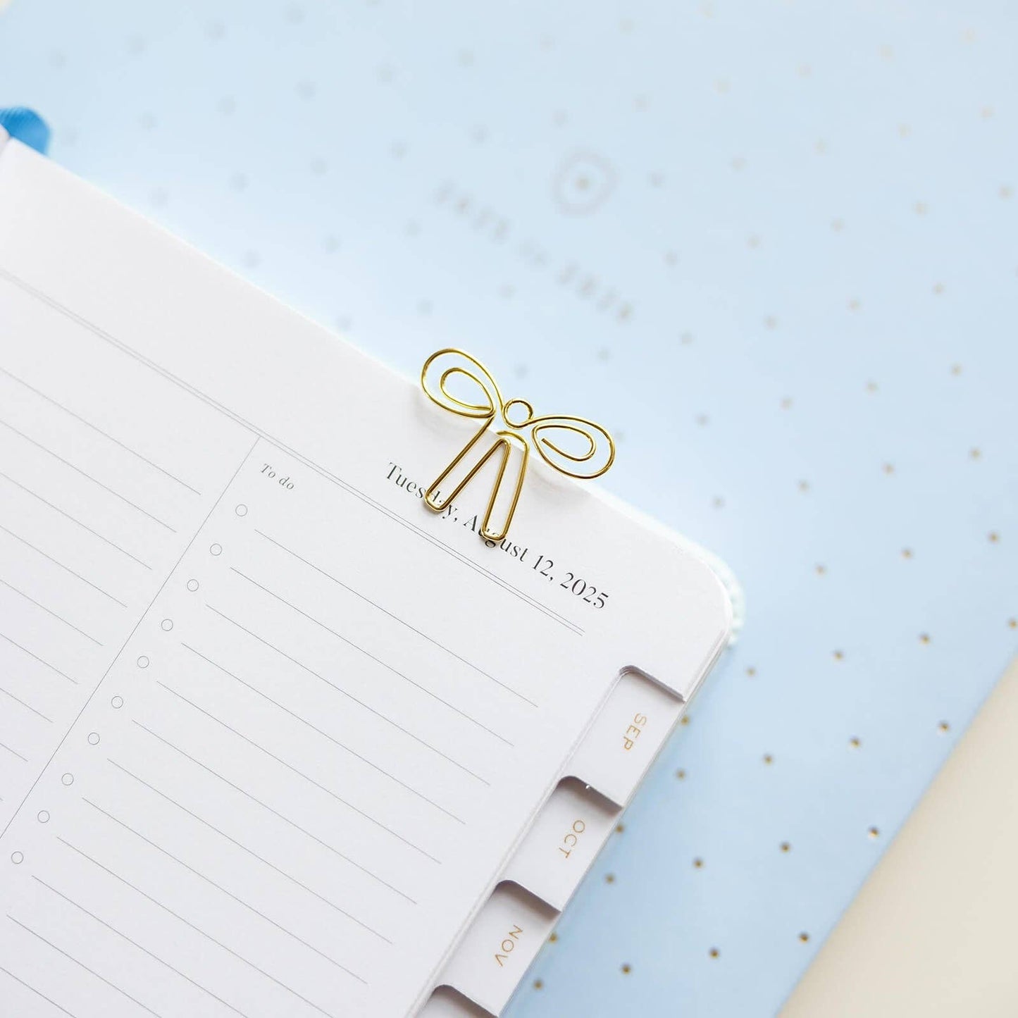 “Tied Up at Work” 🎀 Bow Paper Clips (Set of 12) by Emily Ley