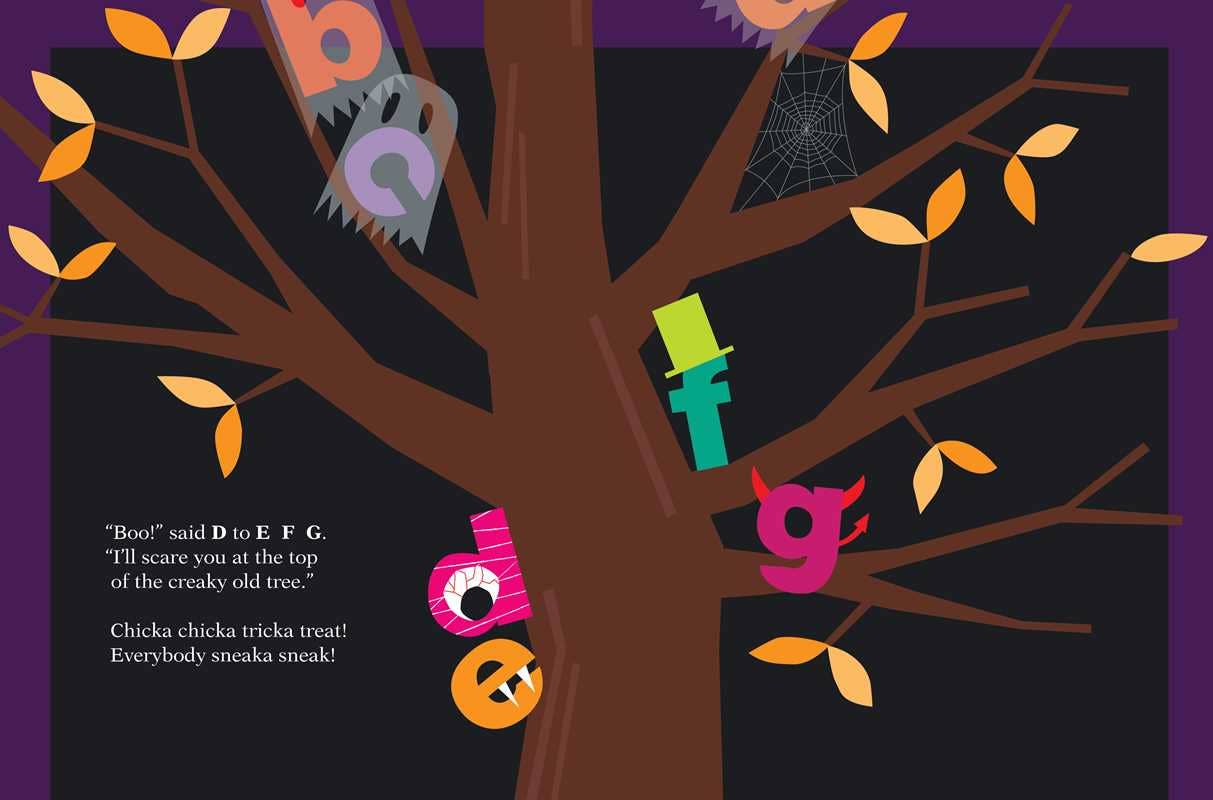 “Chicka Chicka Tricka Treat by Julien Chung” 🌳 Hardcover; 40 pages / English
