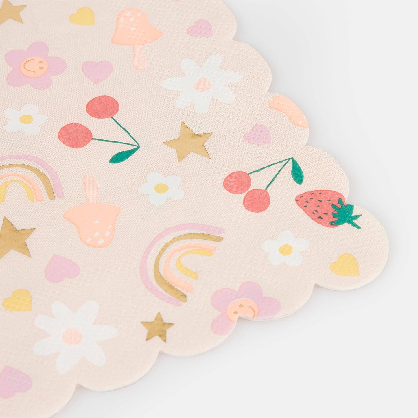 "Smiley Sips" 🥂 Happy Icons Large Party Napkins by Meri Meri